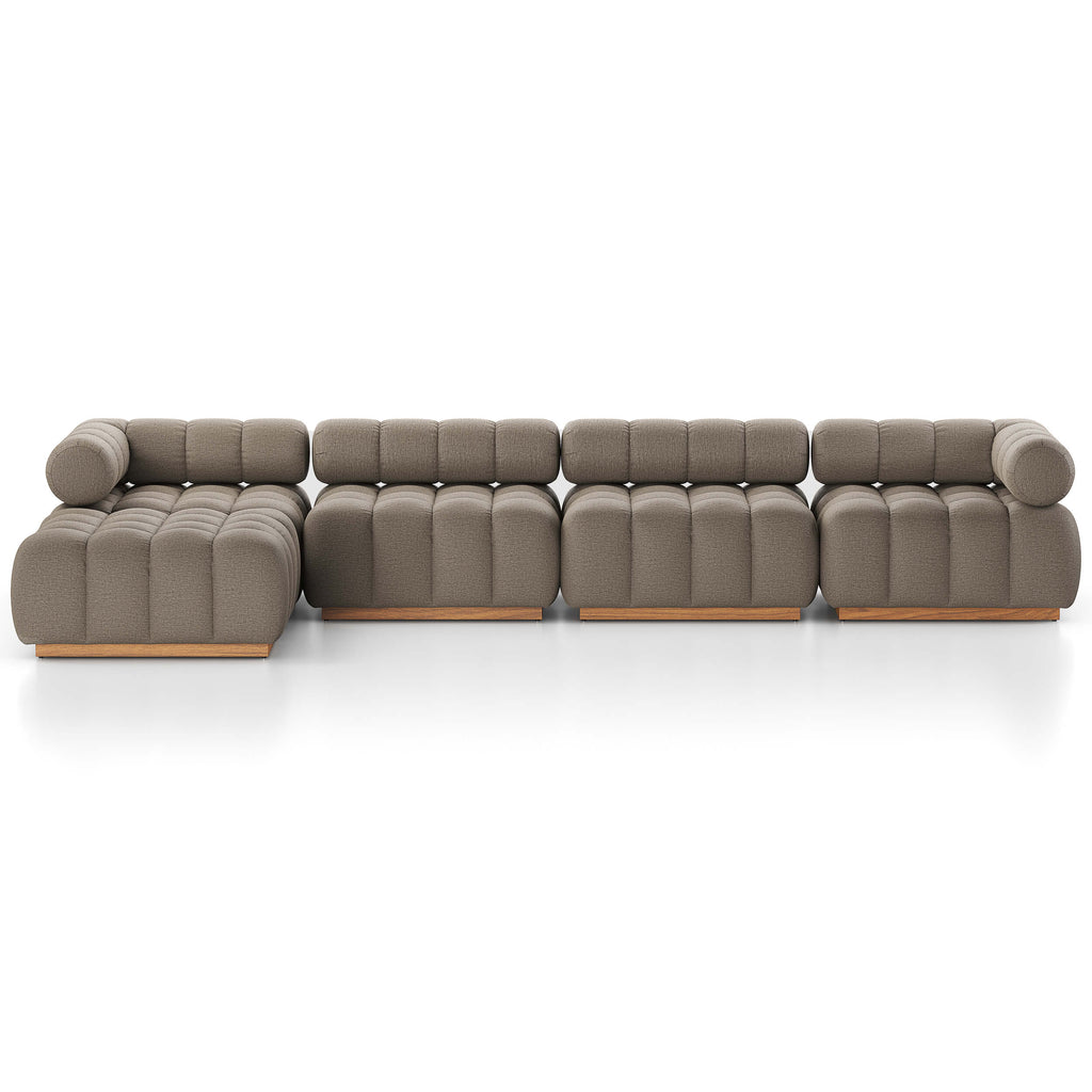 Roma Outdoor 4-Piece Sectional, Alessi Fawn by Four Hands – High ...