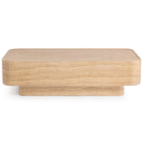 Romana Outdoor Coffee Table, Beige-Furniture - Outdoor-High Fashion Home