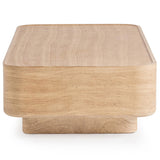 Romana Outdoor Coffee Table, Beige-Furniture - Outdoor-High Fashion Home