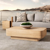 Romana Outdoor Coffee Table, Beige-Furniture - Outdoor-High Fashion Home
