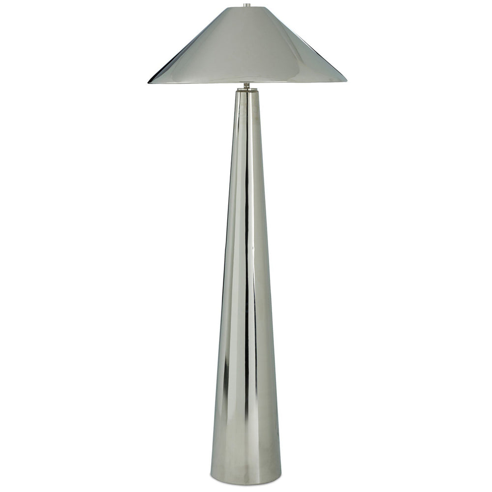 Romani Floor Lamp, Nickel by Four Hands-Lighting-High Fashion Home