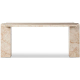 Romano Console Table, Desert Taupe Marble-High Fashion Home