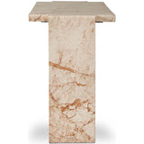 Romano Console Table, Desert Taupe Marble-High Fashion Home