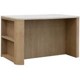 Romilly Kitchen Island, Light Oak