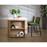 Romilly Kitchen Island, Light Oak