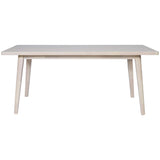 Roms Dining Table, Whitewashed