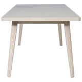 Roms Dining Table, Whitewashed