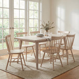 Roms Dining Table, Whitewashed