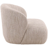 Romy Swivel Chair, Beige-Furniture - Chair-High Fashion Home