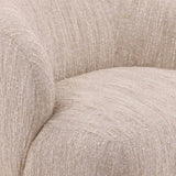 Romy Swivel Chair, Beige-Furniture - Chair-High Fashion Home