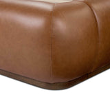 Ronaldo Leather Bed, Sonoma Chestnut by Four Hands-Furniture - Bedroom-High Fashion Home