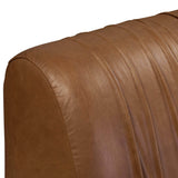 Ronaldo Leather Bed, Sonoma Chestnut by Four Hands-Furniture - Bedroom-High Fashion Home