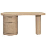 Rory Desk, Raw Oak-Furniture - Office-High Fashion Home