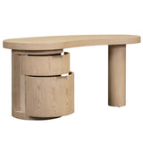 Rory Desk, Raw Oak-Furniture - Office-High Fashion Home