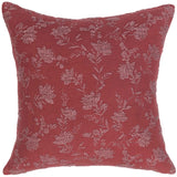 Rosecliff Pillow, Burgundy Red-Accessories-High Fashion Home