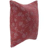 Rosecliff Pillow, Burgundy Red-Accessories-High Fashion Home