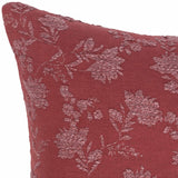 Rosecliff Pillow, Burgundy Red-Accessories-High Fashion Home