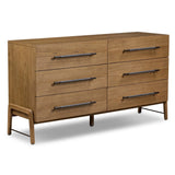 Rosedale 6 Drawer Dresser, Amber Oak by Four Hands