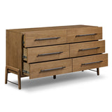 Rosedale 6 Drawer Dresser, Amber Oak by Four Hands