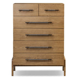 Rosedale 6 Drawer Tall Dresser, Amber Oak by Four Hands