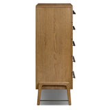Rosedale 6 Drawer Tall Dresser, Amber Oak by Four Hands