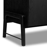 Rosedale Media Console, Ebony Oak-Furniture - Storage-High Fashion Home