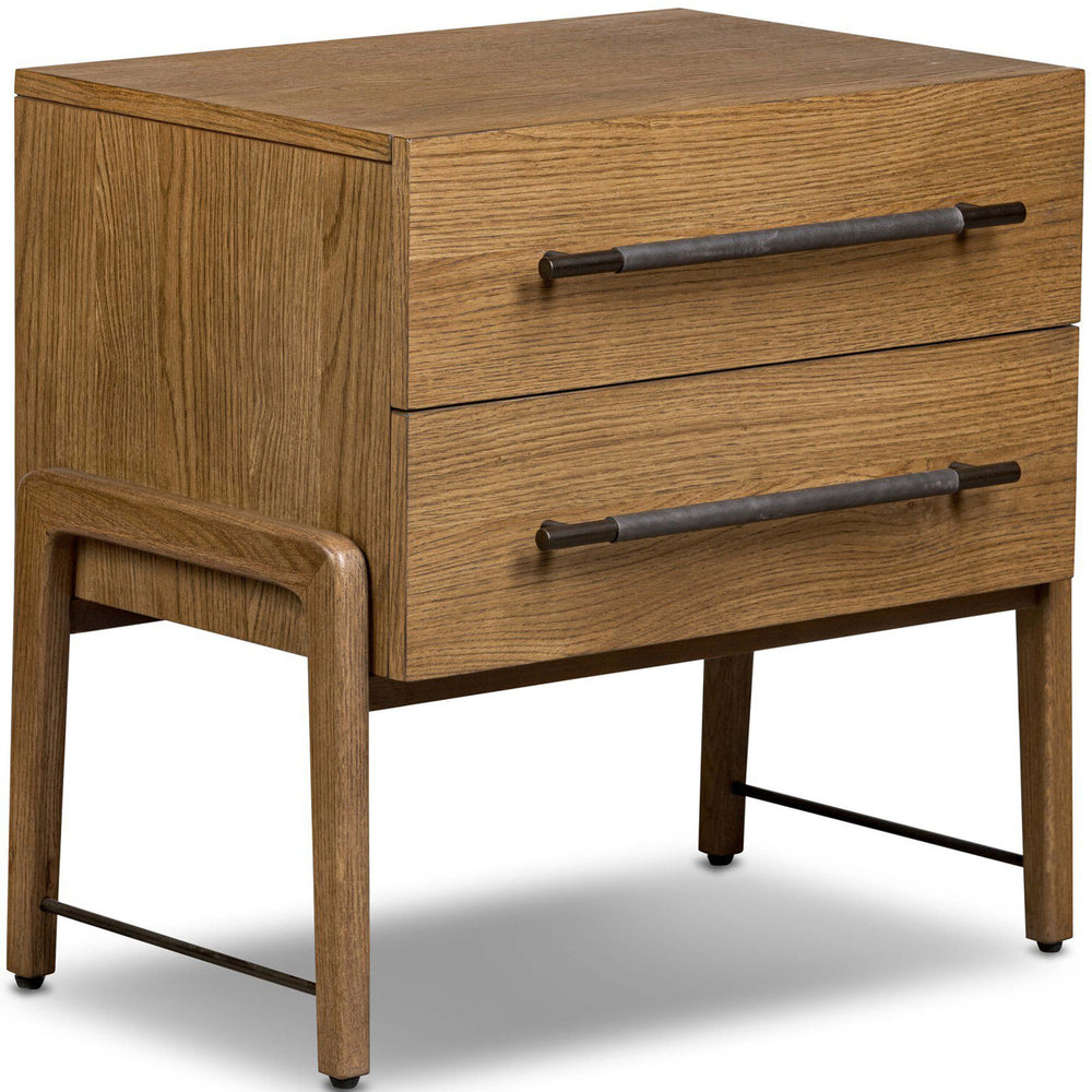 Rosedale Nightstand, Amber Oak by Four Hands