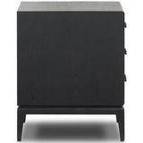 Rosenell 3 Drawer Nightstand, Black by Four Hands
