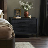 Rosenell 3 Drawer Nightstand, Black by Four Hands