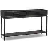 Rosenell 60" Console Table, Black by Four Hands