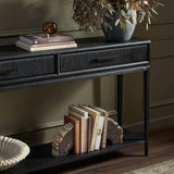 Rosenell 60" Console Table, Black by Four Hands