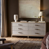 Rosenell 6 Drawer Dresser, Natural by Four Hands