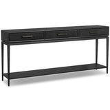 Rosenell 78" Console Table, Black by Four Hands