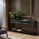 Rosenell 78" Console Table, Black by Four Hands