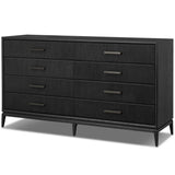 Rosenell 8 Drawer Dresser, Black by Four Hands-Furniture - Bedroom-High Fashion Home