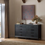 Rosenell 8 Drawer Dresser, Black by Four Hands-Furniture - Bedroom-High Fashion Home