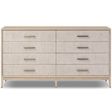 Rosenell 8 Drawer Dresser, Natural by Four Hands