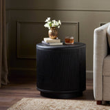 Rosenell End Table, Black by Four Hands-Furniture - Accent Tables-High Fashion Home