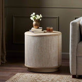 Rosenell End Table, Natural by Four Hands-Furniture - Accent Tables-High Fashion Home