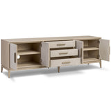 Rosenell Media Console, Natural by Four Hands