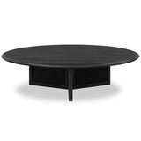 Rosenell Round Coffee Table, Black by Four Hands-Furniture - Accent Tables-High Fashion Home