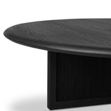 Rosenell Round Coffee Table, Black by Four Hands-Furniture - Accent Tables-High Fashion Home