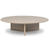 Rosenell Round Coffee Table, Natural by Four Hands-Furniture - Accent Tables-High Fashion Home
