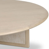 Rosenell Round Coffee Table, Natural by Four Hands