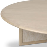 Rosenell Round Coffee Table, Natural by Four Hands-Furniture - Accent Tables-High Fashion Home