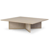 Rosenell Square Coffee Table, Natural by Four Hands-Furniture - Accent Tables-High Fashion Home