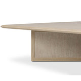 Rosenell Square Coffee Table, Natural by Four Hands-Furniture - Accent Tables-High Fashion Home