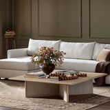 Rosenell Square Coffee Table, Natural by Four Hands-Furniture - Accent Tables-High Fashion Home