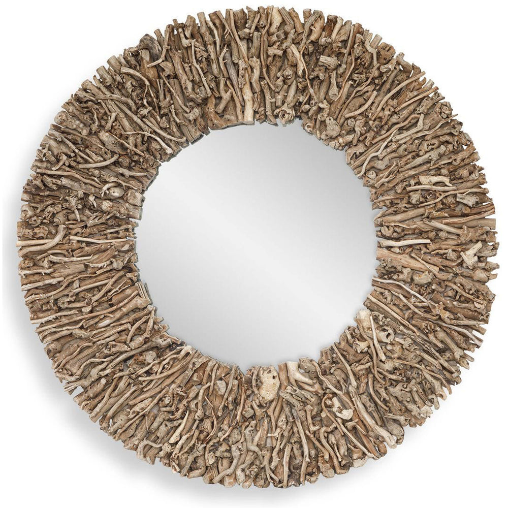 Rossetti Round Mirror, Natural