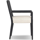 Rothler Dining Arm Chair, Essence Natural/Black by Four Hands-Furniture - Dining-High Fashion Home